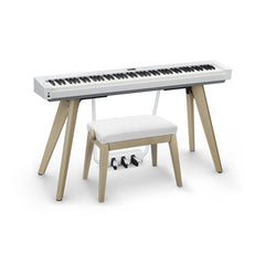 Casio BG-50 VINYL Piano Bench WE