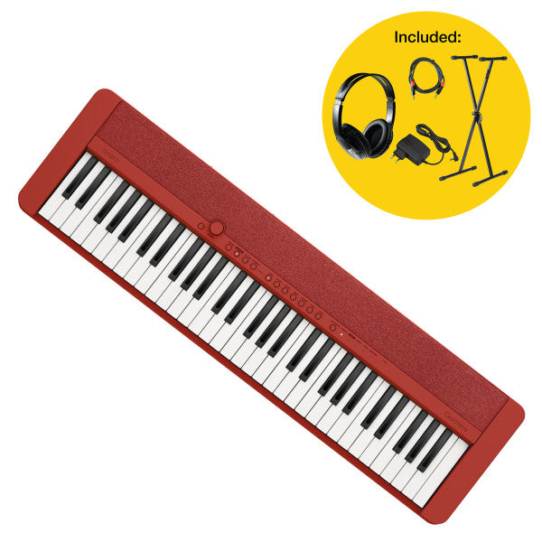 Casio Bundle CT-S1RD Digital Piano